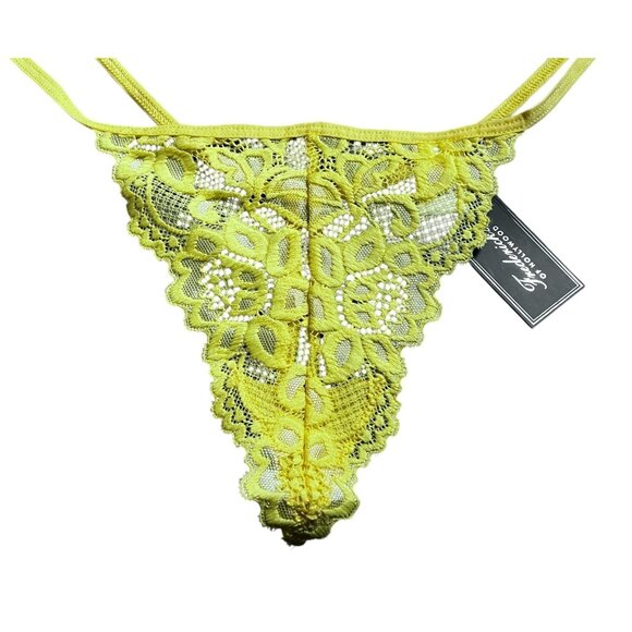 Fredericks of Hollywood NWT Set of 3 Thong Lace Panty Bundle Sz 1XL Womens Red B - Picture 7 of 13